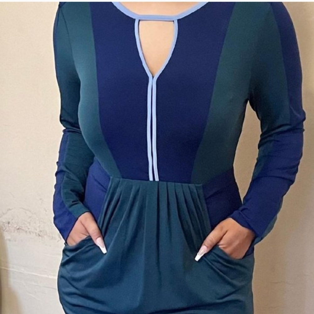 Sabie colorblock dress. Sz Lrg